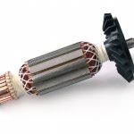 绕组线圈粘接固定