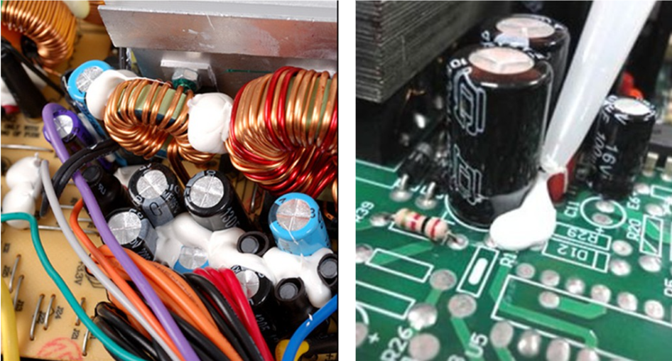 PCB板元器件固定