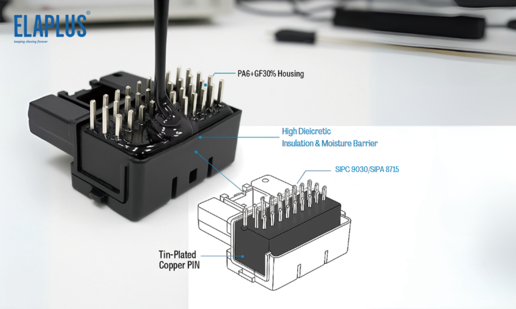 连接器 PIN 针的灌封与密封