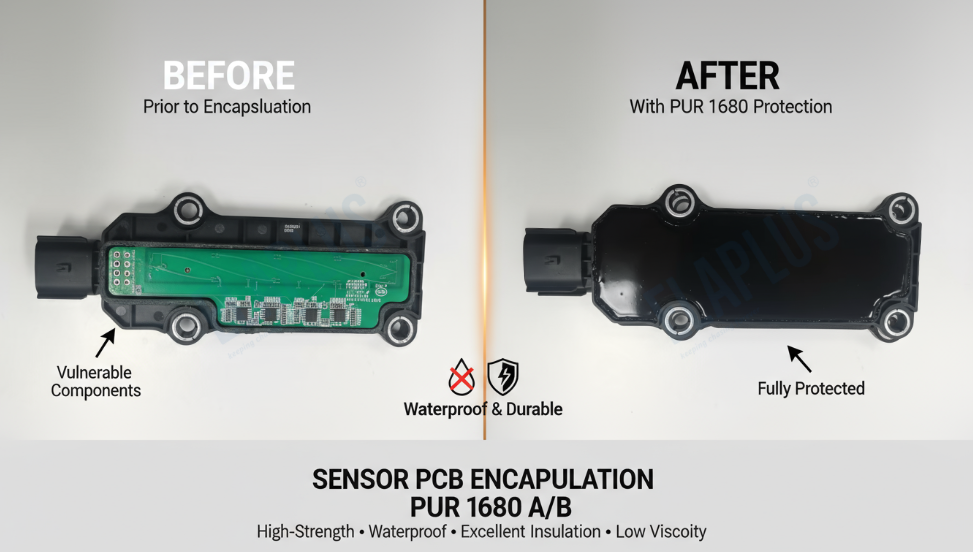 传感器电路板灌封