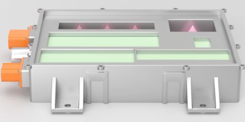 车载OBC底部导热